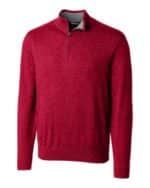 Cutter & Buck Lakemont Tri-Blend Mens Quarter Zip Pullover Sweater - 4