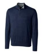 Cutter & Buck Lakemont Tri-Blend Mens Quarter Zip Pullover Sweater - 6