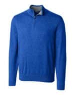 Cutter & Buck Lakemont Tri-Blend Mens Quarter Zip Pullover Sweater - 8