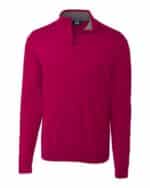 Cutter & Buck Lakemont Tri-Blend Mens Quarter Zip Pullover Sweater - 9