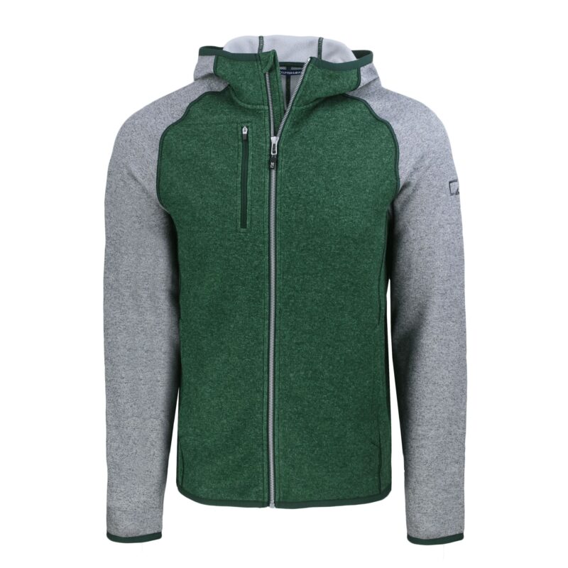 Cutter & Buck Mainsail Full Zip Hooded Mens Jacket - 4