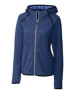 Cutter & Buck Mainsail Full Zip Hooded Womens Jacket - 5