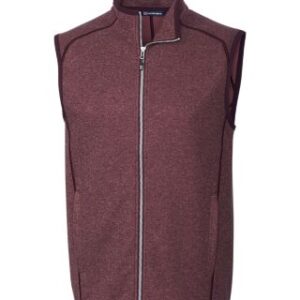 Cutter & Buck Mainsail Sweater-Knit Mens Full Zip Vest