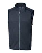 Cutter & Buck Mainsail Sweater-Knit Mens Full Zip Vest - 4