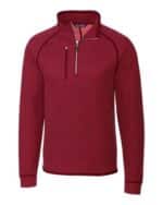 Cutter & Buck Mainsail Sweater-Knit Mens Half Zip Pullover Jacket - 2
