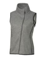 Cutter & Buck Mainsail Sweater Knit Womens Asymmetrical Vest - 5