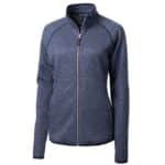 Cutter & Buck Mainsail Sweater-Knit Womens Full Zip Jacket - 2