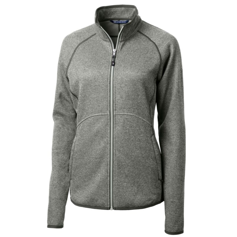 Cutter & Buck Mainsail Sweater-Knit Womens Full Zip Jacket - 3