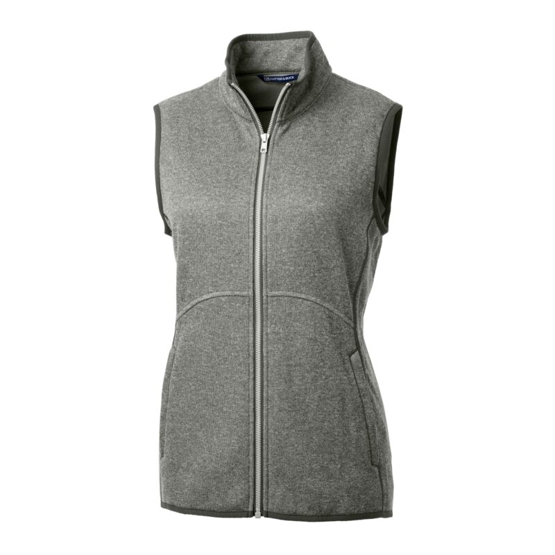 Cutter & Buck Mainsail Sweater Knit Womens Full Zip Vest - 3