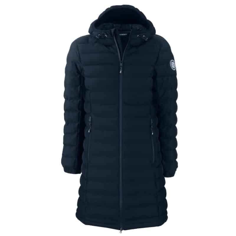 Cutter & Buck Mission Ridge Repreve Eco Insulated Womens Long Puffer Jacket - 1