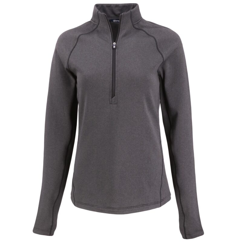 Cutter & Buck Peshastin Eco Fleece Recycled Womens Half Zip Pullover - 1