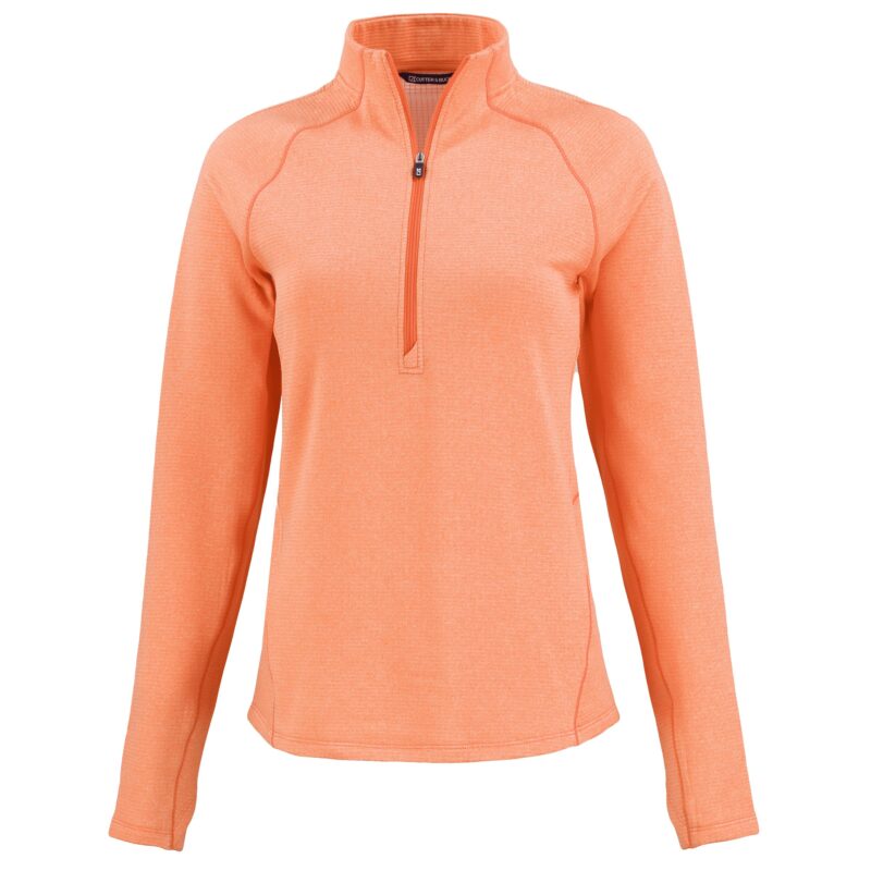 Cutter & Buck Peshastin Eco Fleece Recycled Womens Half Zip Pullover - 2