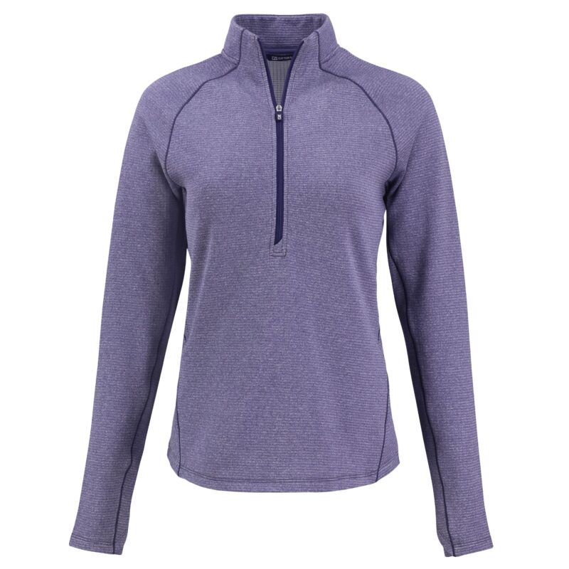 Cutter & Buck Peshastin Eco Fleece Recycled Womens Half Zip Pullover - 3