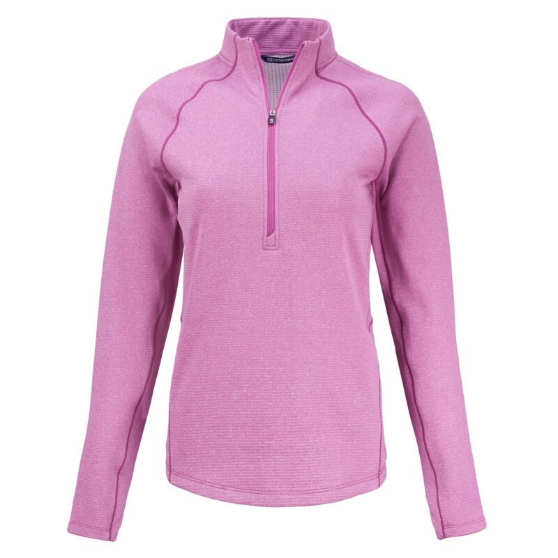Cutter & Buck Peshastin Eco Fleece Recycled Womens Half Zip Pullover - 5