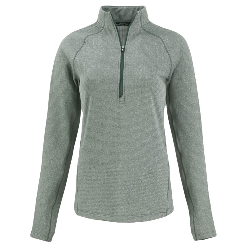 Cutter & Buck Peshastin Eco Fleece Recycled Womens Half Zip Pullover - 6