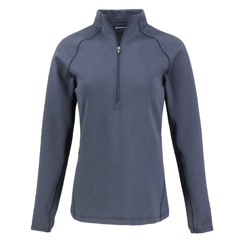 Cutter & Buck Peshastin Eco Fleece Recycled Womens Half Zip Pullover - 8