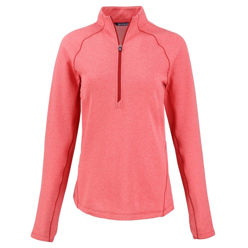 Cutter & Buck Peshastin Eco Fleece Recycled Womens Half Zip Pullover - 9