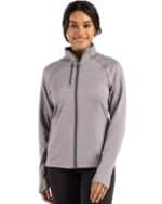 Cutter & Buck Peshastin Fleece Recycled Womens Full Zip Jacket - 1