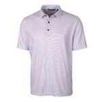 Cutter & Buck Pike Double Dot Print Stretch Mens Big and Tall Polo - 1