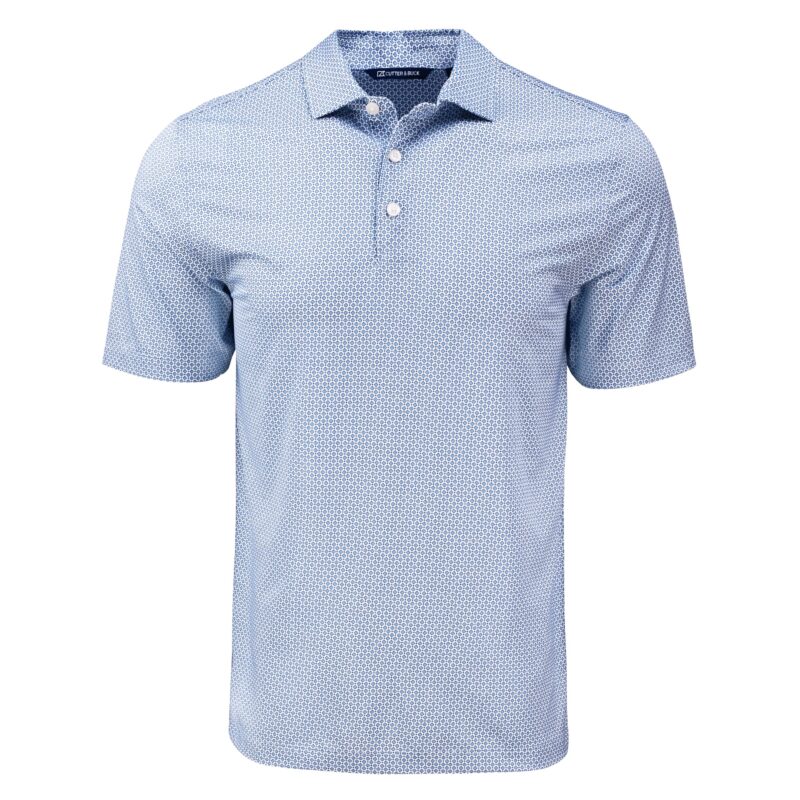 Cutter & Buck Pike Eco Diamond Dot Print Recycled Mens Polo - 4