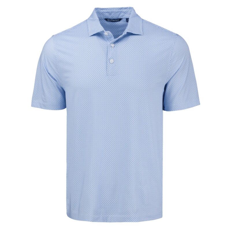 Cutter & Buck Pike Eco Diamond Dot Print Recycled Mens Polo - 6