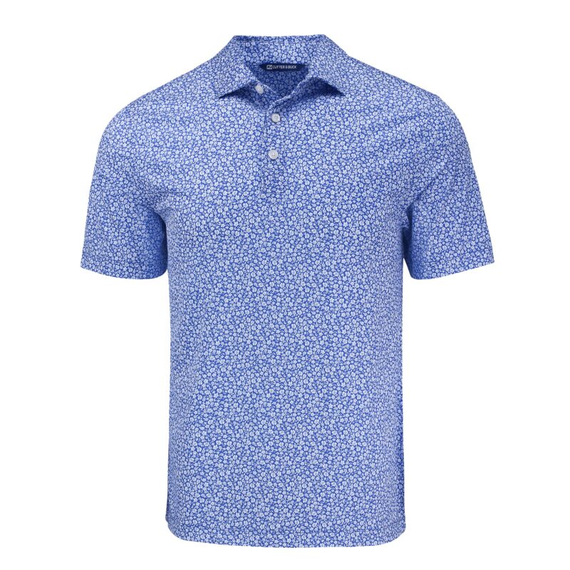 Cutter & Buck Pike Eco Flora Print Recycled Mens Polo - 2
