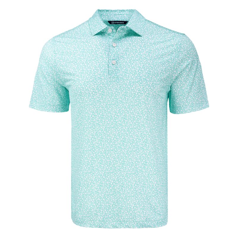 Cutter & Buck Pike Eco Flora Print Recycled Mens Polo - 5