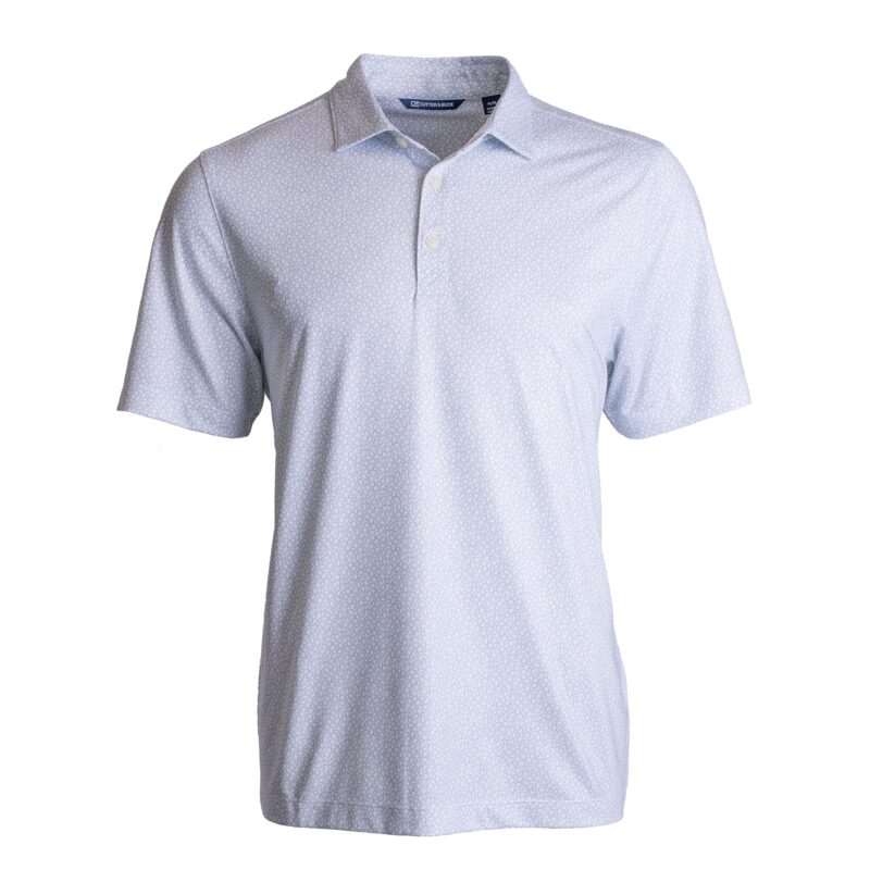 Cutter & Buck Pike Eco Pebble Print Stretch Recycled Mens Polo - 2