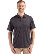 Cutter & Buck Pike Eco Shadow Check Print Recycled Mens Big & Tall Polo - 4