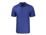 Cutter & Buck Pike Eco Tonal Geo Print Stretch Recycled Mens Big & Tall Polo - 1