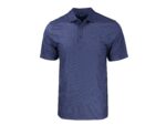 Cutter & Buck Pike Eco Tonal Geo Print Stretch Recycled Mens Big & Tall Polo - 2