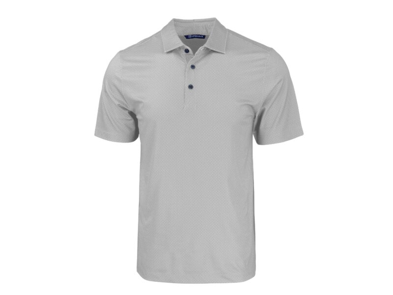 Cutter & Buck Pike Eco Tonal Geo Print Stretch Recycled Mens Big & Tall Polo - 3