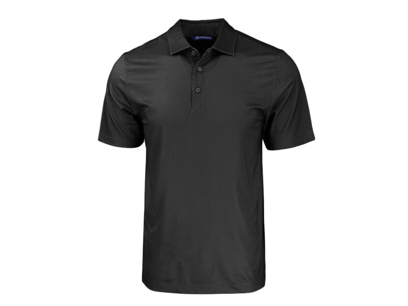 Cutter & Buck Pike Eco Tonal Geo Print Stretch Recycled Mens Big & Tall Polo - 4