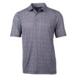 Cutter & Buck Pike Magnolia Print Stretch Men's Polo - 1