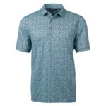 Cutter & Buck Pike Magnolia Print Stretch Men's Polo - 2