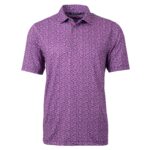 Cutter & Buck Pike Magnolia Print Stretch Men's Polo - 3
