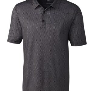 Cutter & Buck Pike Mini Pennant Print Stretch Mens Big and Tall Polo