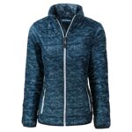 Cutter & Buck Rainier PrimaLoft? Womens Eco Insulated Full Zip Printed Puffer Jacket - 1