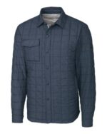 Cutter & Buck Rainier PrimaLoftÂ® Mens Big and Tall Eco Insulated Quilted Shirt Jacket - 2
