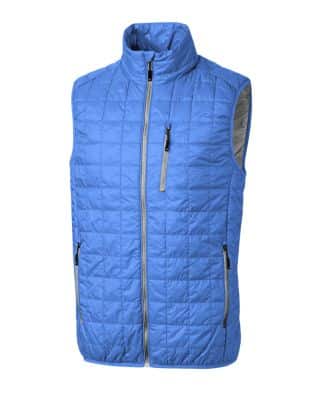 Cutter & Buck Rainier PrimaLoftÂ® Mens Eco Insulated Full Zip Puffer Vest - 1