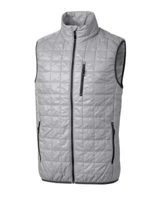 Cutter & Buck Rainier PrimaLoftÂ® Mens Eco Insulated Full Zip Puffer Vest - 3