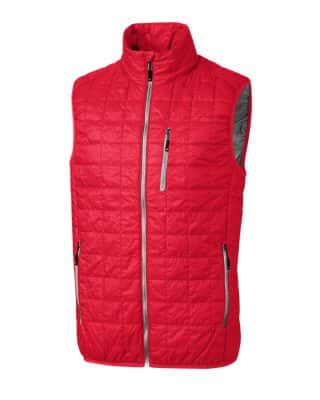Cutter & Buck Rainier PrimaLoftÂ® Mens Eco Insulated Full Zip Puffer Vest - 4