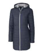 Cutter & Buck Rainier PrimaLoftÂ® Womens Eco Insulated Hooded Long Coat - 2