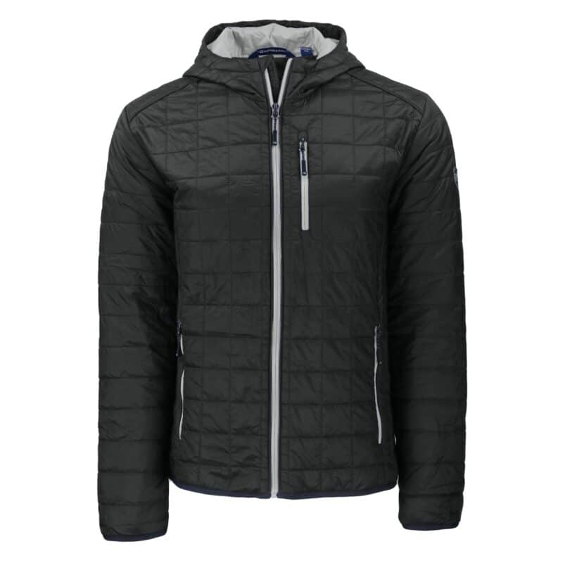 Cutter & Buck Rainier Primaloft Eco Mens Full Zip Hooded Jacket - 2