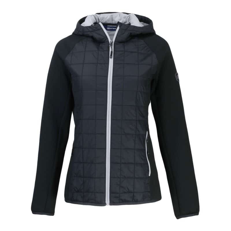 Cutter & Buck Rainier Primaloft Eco Womens Full Zip Hybrid Jacket - 1