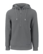 Cutter & Buck Roam Eco Half Zip Recycled Mens Pullover Hoodie - 1
