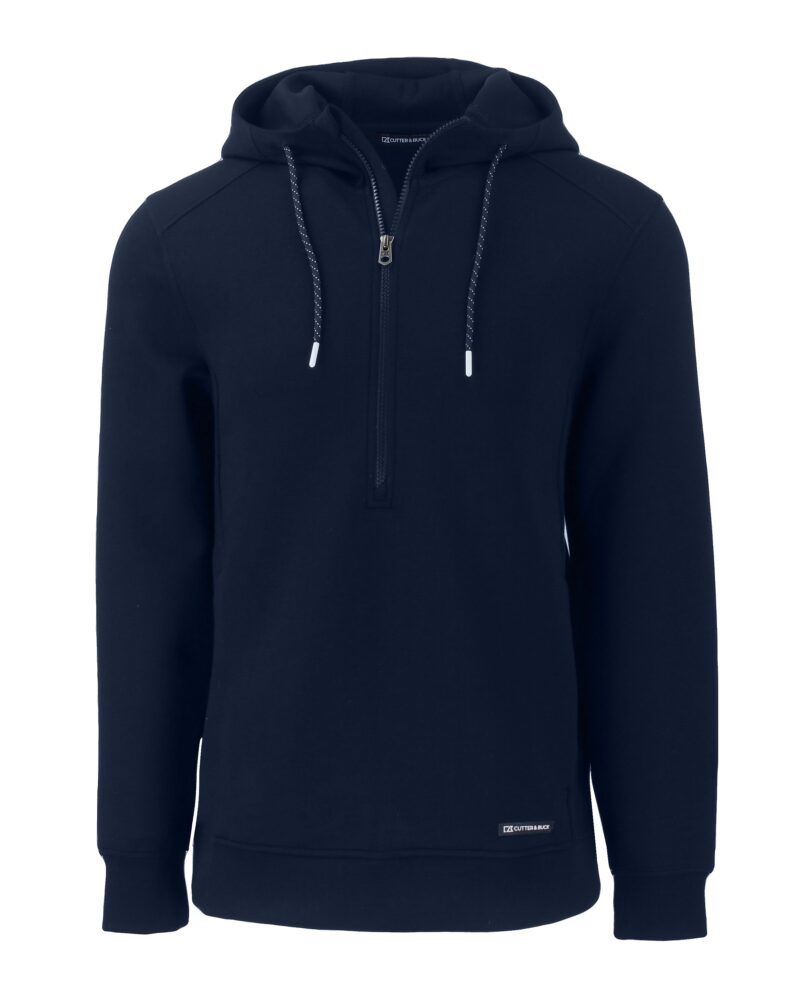 Cutter & Buck Roam Eco Half Zip Recycled Mens Pullover Hoodie - 2