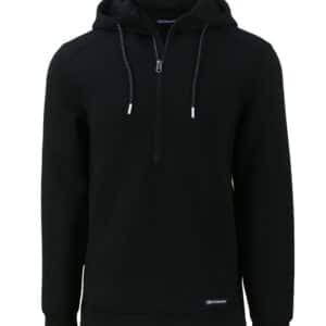 Cutter & Buck Roam Eco Half Zip Recycled Mens Pullover Hoodie