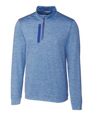 Cutter & Buck Stealth Heathered Mens Big and Tall Quarter Zip Pullover - 3