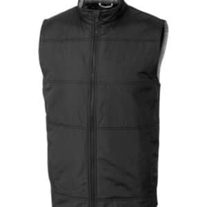 Cutter & Buck Stealth Hybrid Quilted Mens Big and Tall Windbreaker Vest